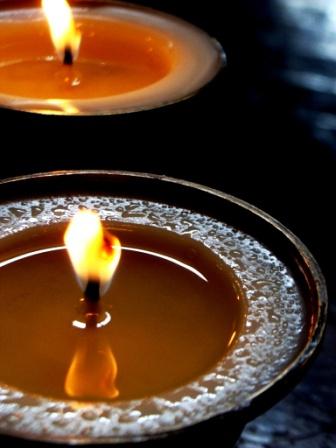 Butter Lamps, Dharamshala