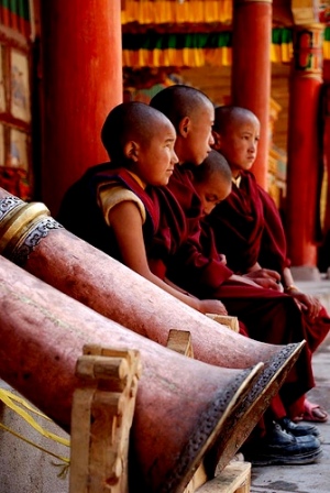 Buddhist Child Monk, India